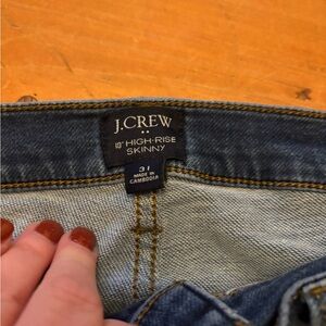 J. Crew Dark Blue High-Rise Jeans